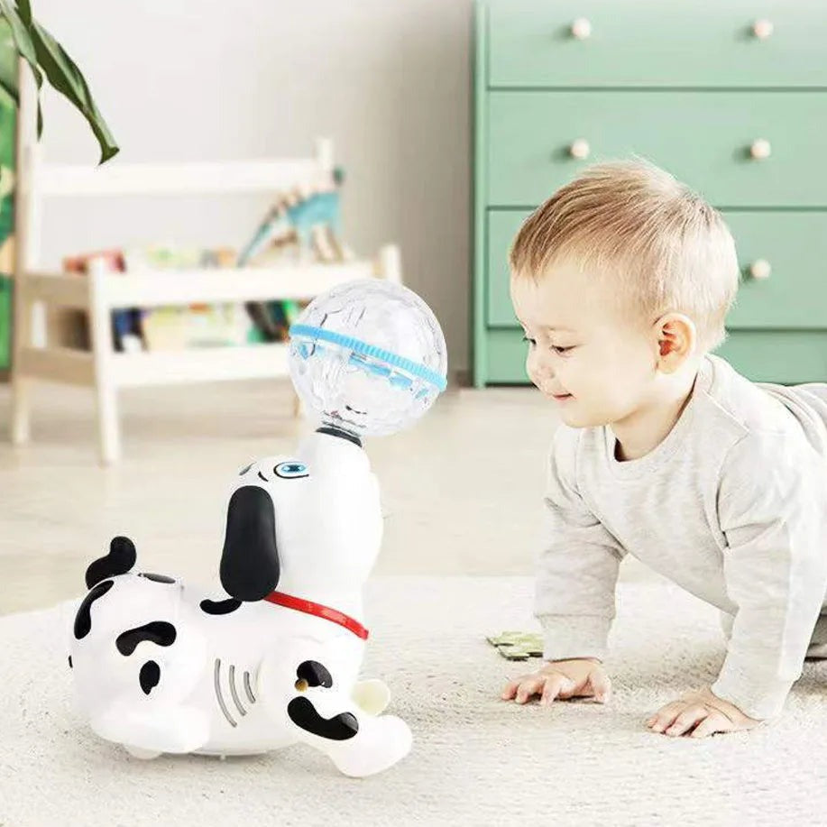 Dancing pet toy, an engaging and educational kids' toy promoting sensory development in toddlers.