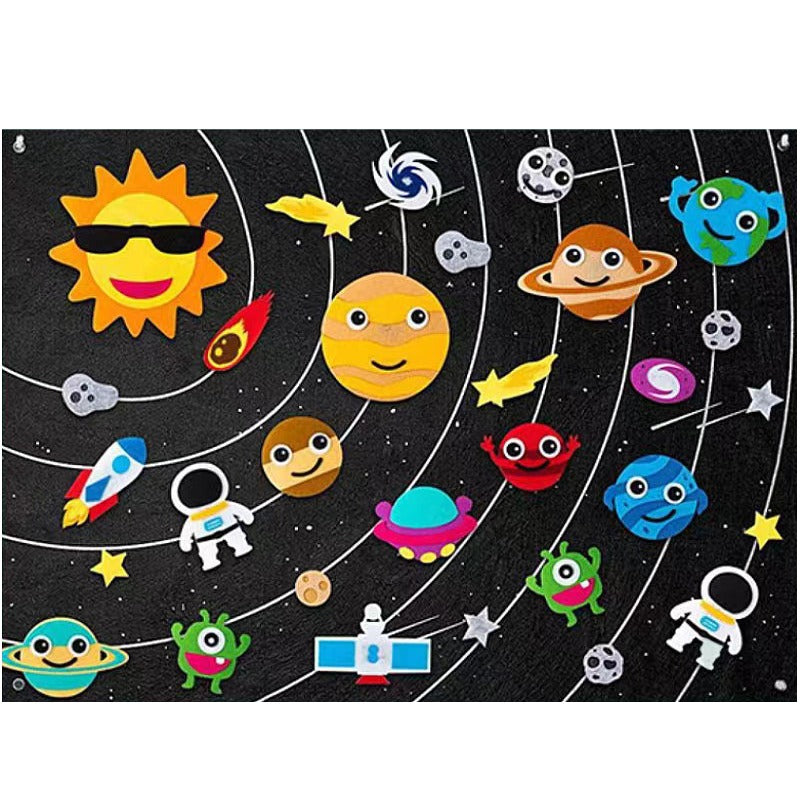 Durable felt board designed for kids, offering endless possibilities for creative play