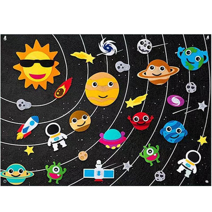 Durable felt board designed for kids, offering endless possibilities for creative play