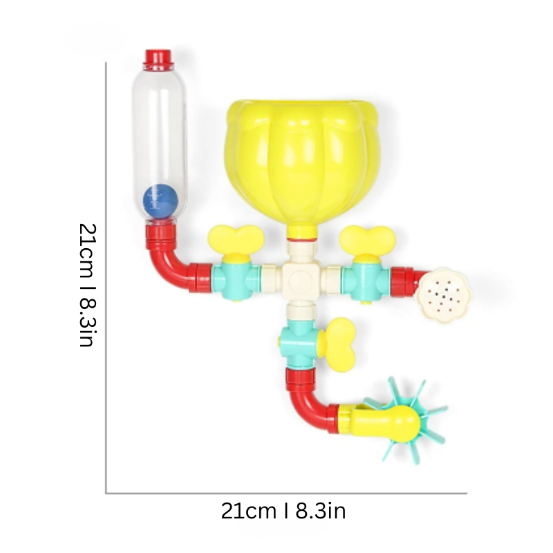 Durable preschool learning water toy, featuring engaging elements for interactive sensory play in the bath