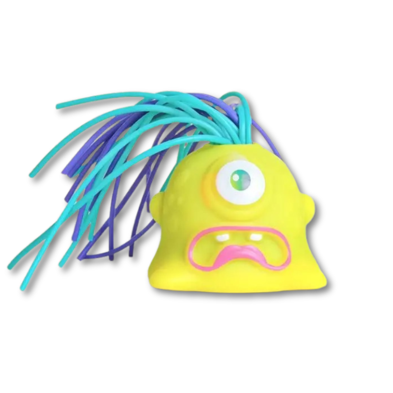 Textured interactive monster toy, offering tactile stimulation as a fidget and stress toy.