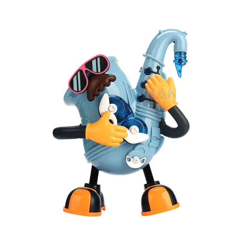 Kids' robot toy, a dancing and musical companion, ideal educational gift for young children.