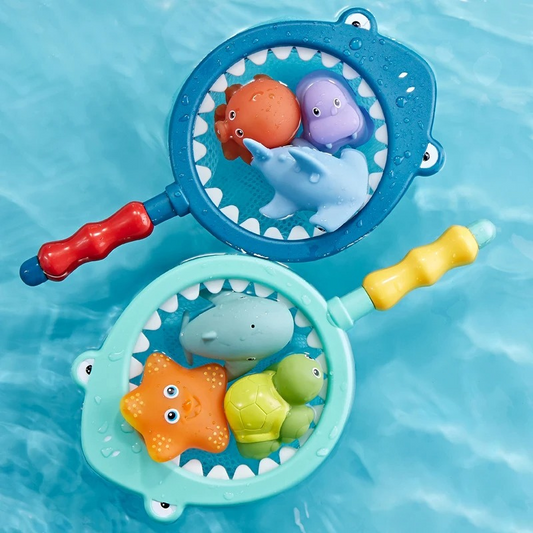 Colorful Kids' Sensory Bathtime Bubble Toy Set for waterplay & early learning