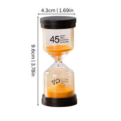 Educational sand timers for kids, a visual hourglass set in vibrant colors, perfect for classroom time management