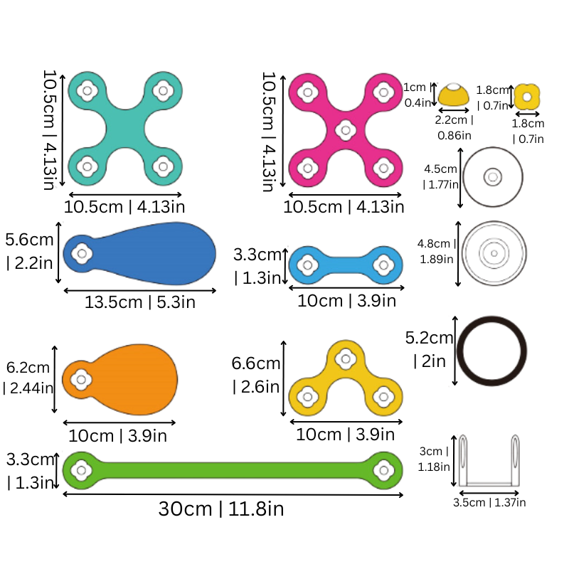 Child connecting geometric magnetic blocks, an educational STEM toy for developmental play.