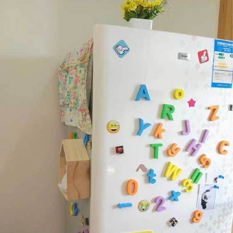 Magnetic learning letters & numbers kit, a fun and educational toy for toddlers and preschoolers to learn.