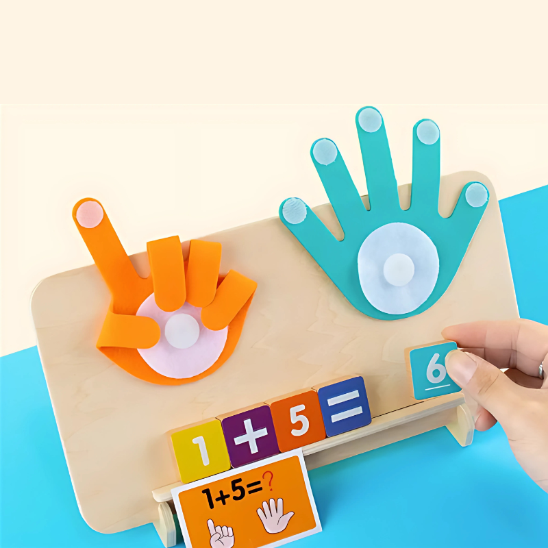 Colorful math learning game for kids, interactive numbers, educational toy