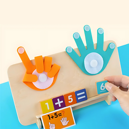 Colorful math learning game for kids, interactive numbers, educational toy