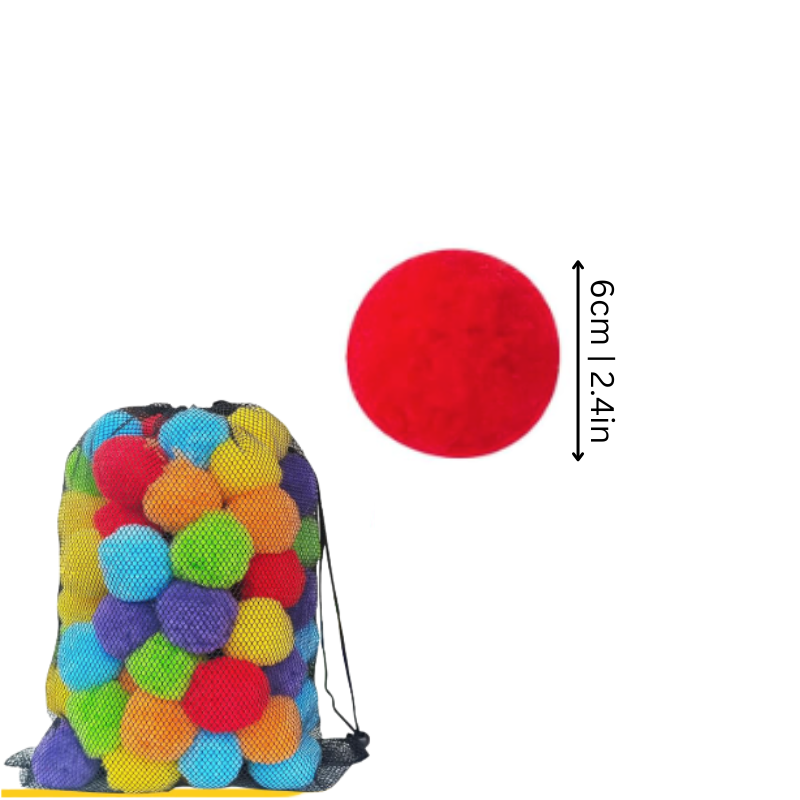 Set of vibrant kids' reusable splash balls, perfect for outdoor water fun and summer parties