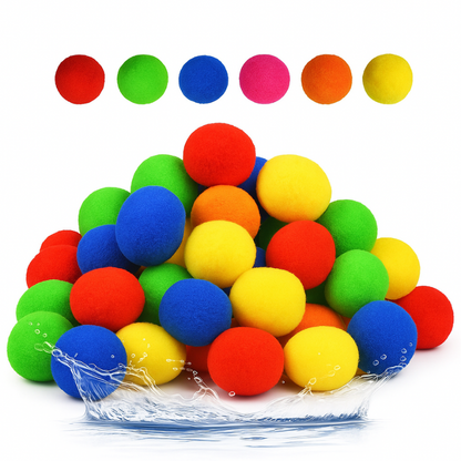 Eco-friendly soft water splash balls for children, ideal for pool and beach outdoor summer play