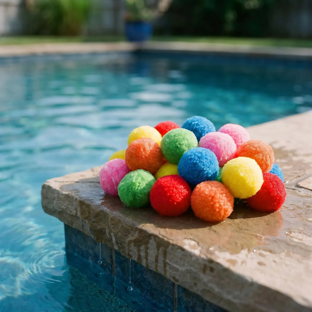 Colorful reusable water splash balls for kids' summer fun, perfect for outdoor pool and beach games. Eco-friendly play.