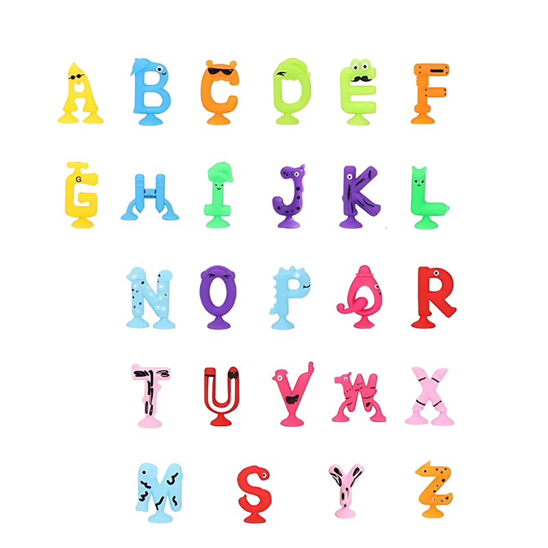 Vibrant suction cup construction set for children, enhancing fine motor skills and learning