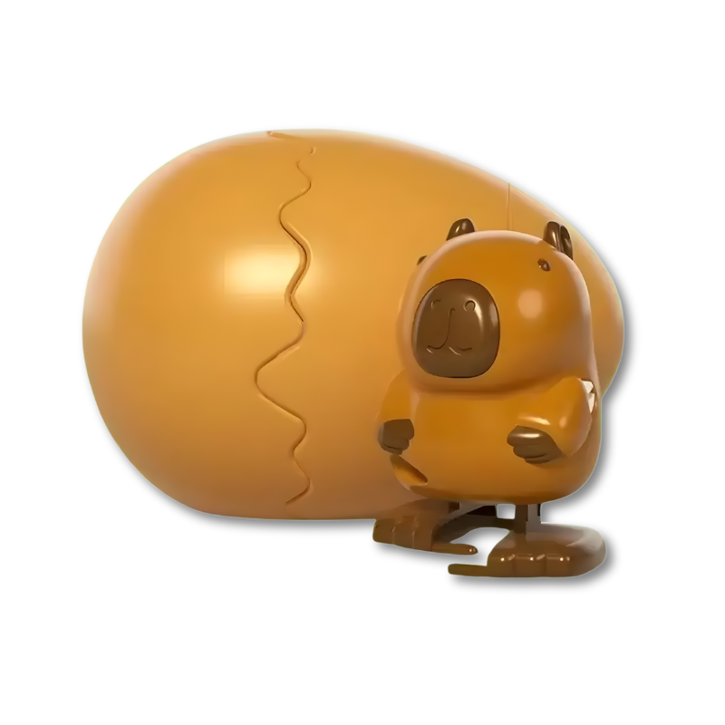 Assorted wind-up animal egg toys in various vibrant colors for children