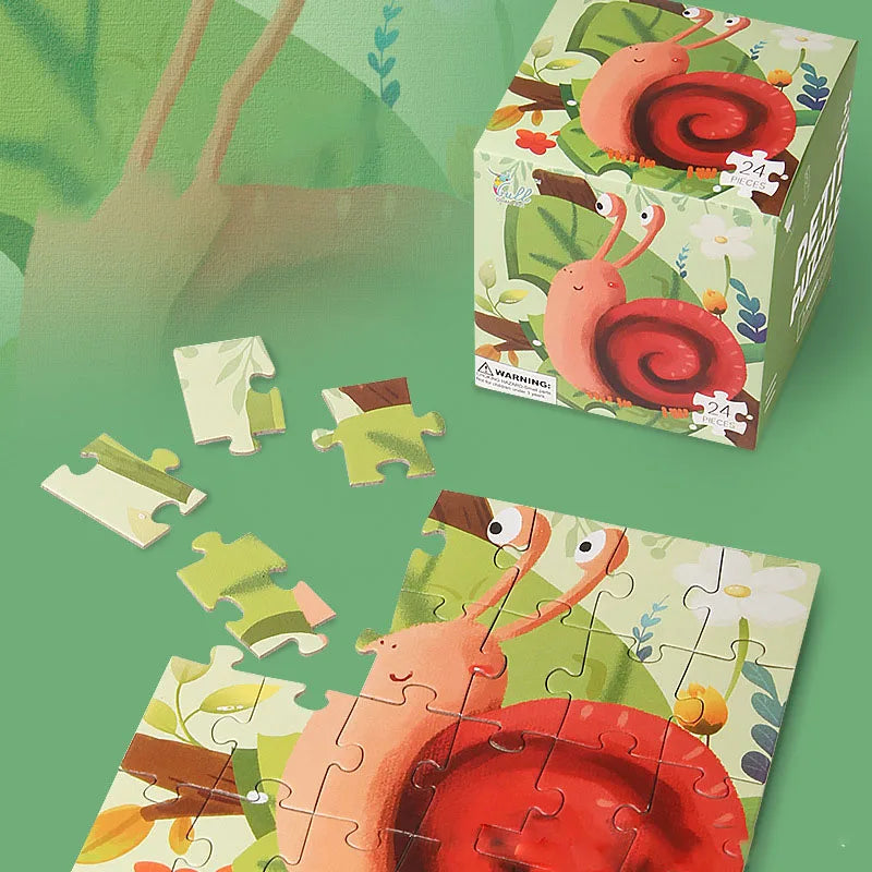 Engaging animal puzzles for kids, promoting problem-solving skills and logical thinking