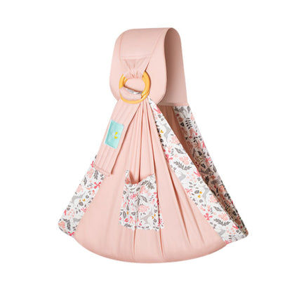 Mother and baby enjoying outdoor activity with the grey Comfort 3-in-1 baby sling, hands free
