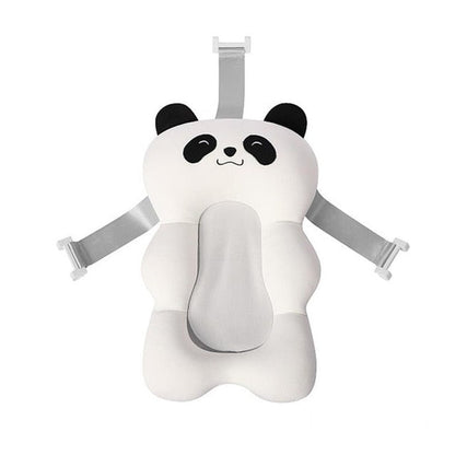 Infant bath support cushion, soft non-slip baby bath pillow, essential for newborn bathing safety.