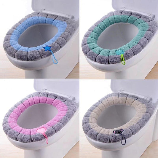 Comfort soft toilet seat cushion for potty training with grab handle for kids
