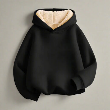 Childrenswear hoodie in a versatile casual style, suitable for boys and girls.