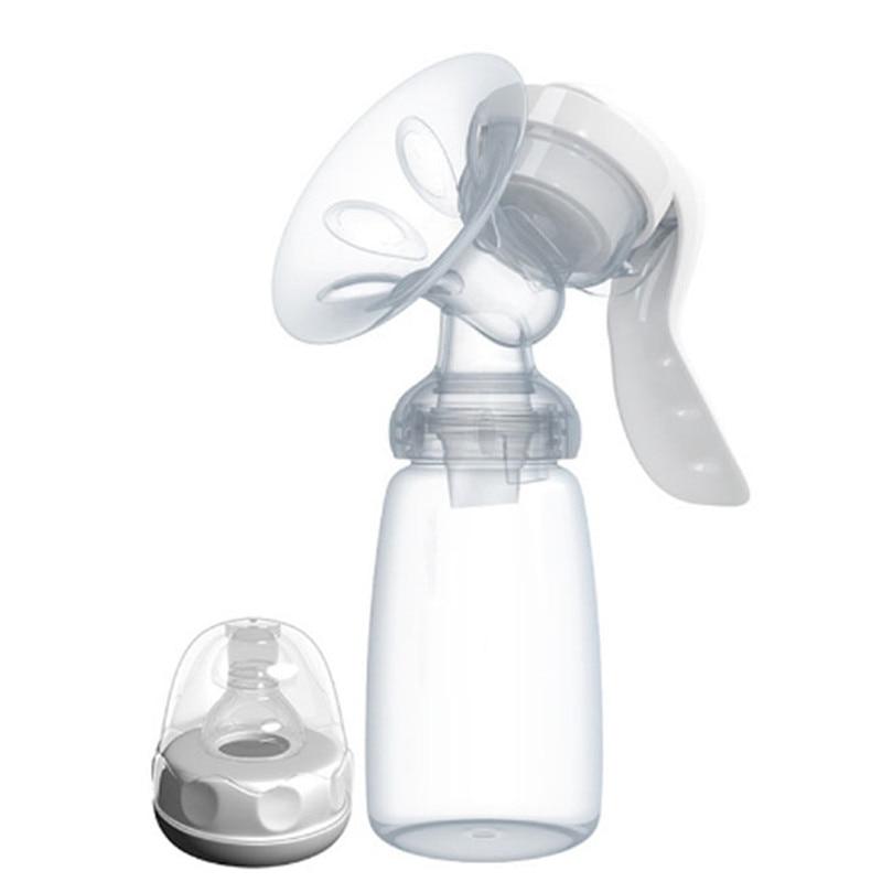Comfortable manual breast pump & feeder set, BPA-free, for easy breastfeeding & milk collection.