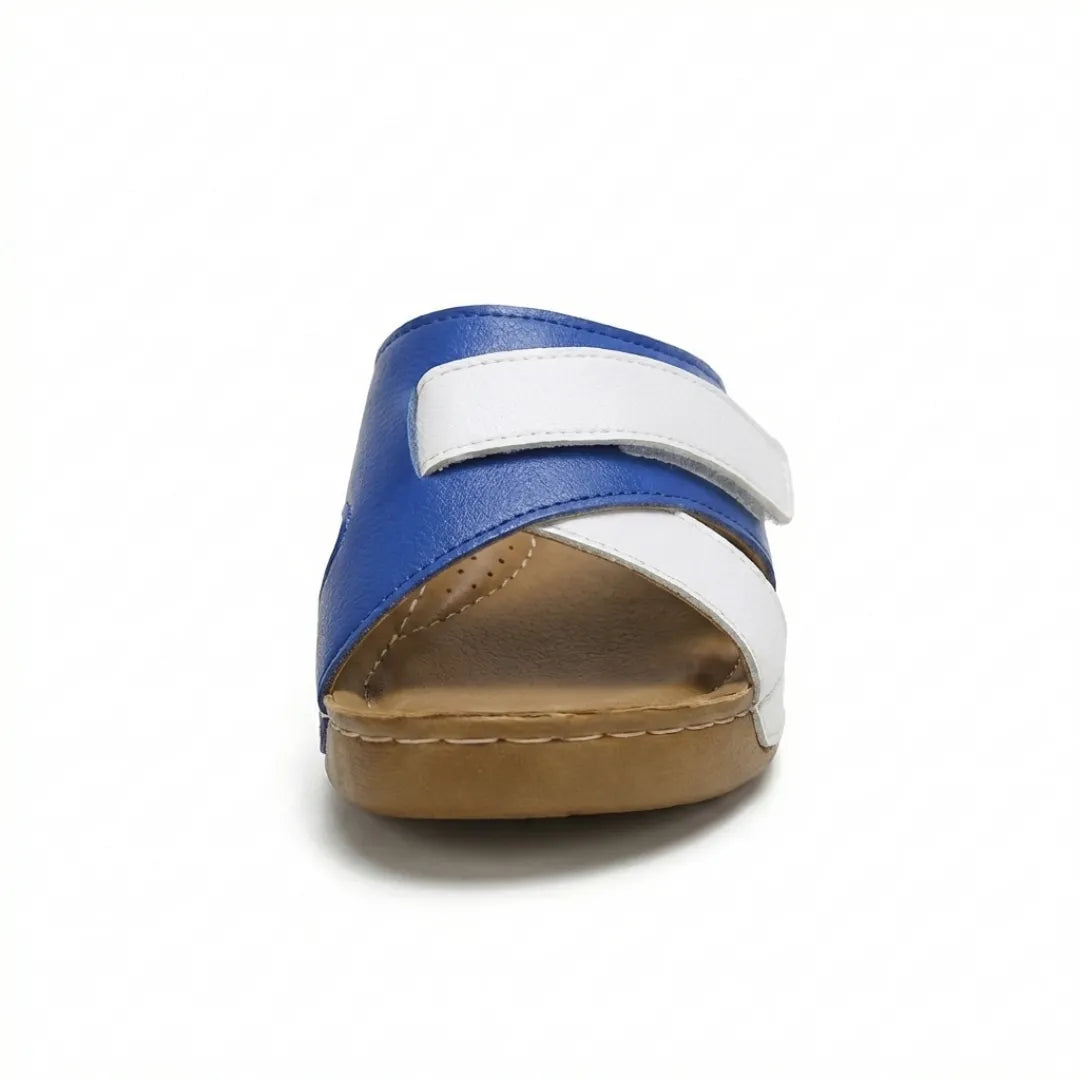 Women's summer orthopedic wedge sandals, breathable design for warm weather.