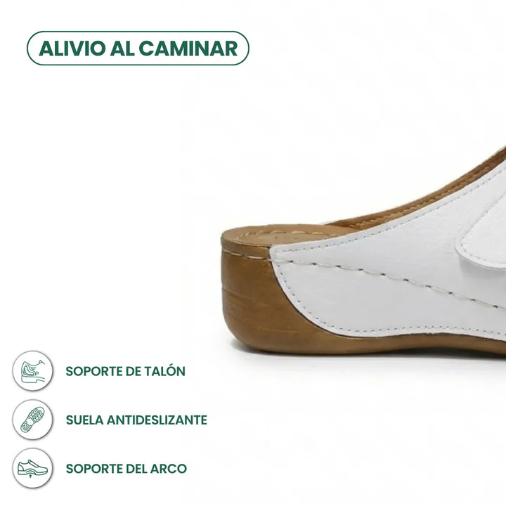 Women's orthopedic footwear: stylish wedge sandals with premium arch support.