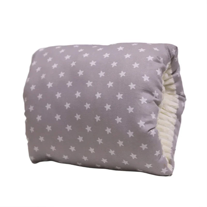 Comfy Cradle Nursing Arm Pillow beside other baby essentials, a great new mom gift idea.