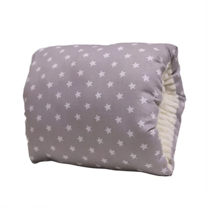 Comfy Cradle Nursing Arm Pillow beside other baby essentials, a great new mom gift idea.