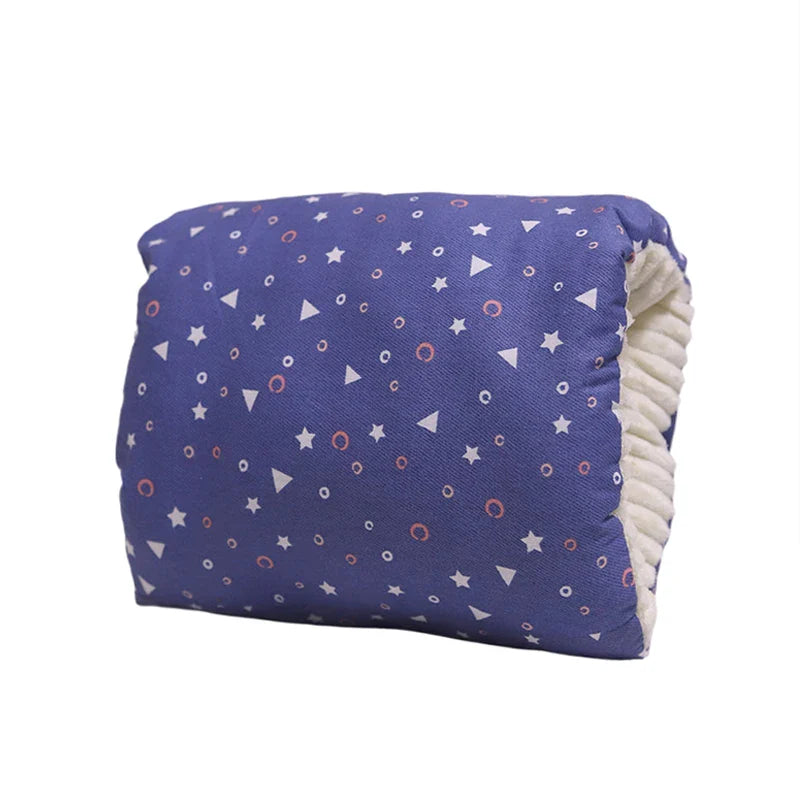 Lightweight Comfy Cradle Arm Pillow in cotton fabric, perfect for extended breastfeeding sessions.