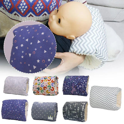 Close-up of the soft fabric of the Comfy Cradle Nursing Arm Pillow, a must-have nursing accessory.