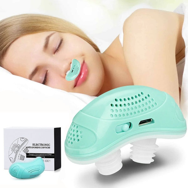 Compact CPAP alternative for sleep apnea & snoring relief. Portable breathing device ensures quiet, restful sleep while traveling.