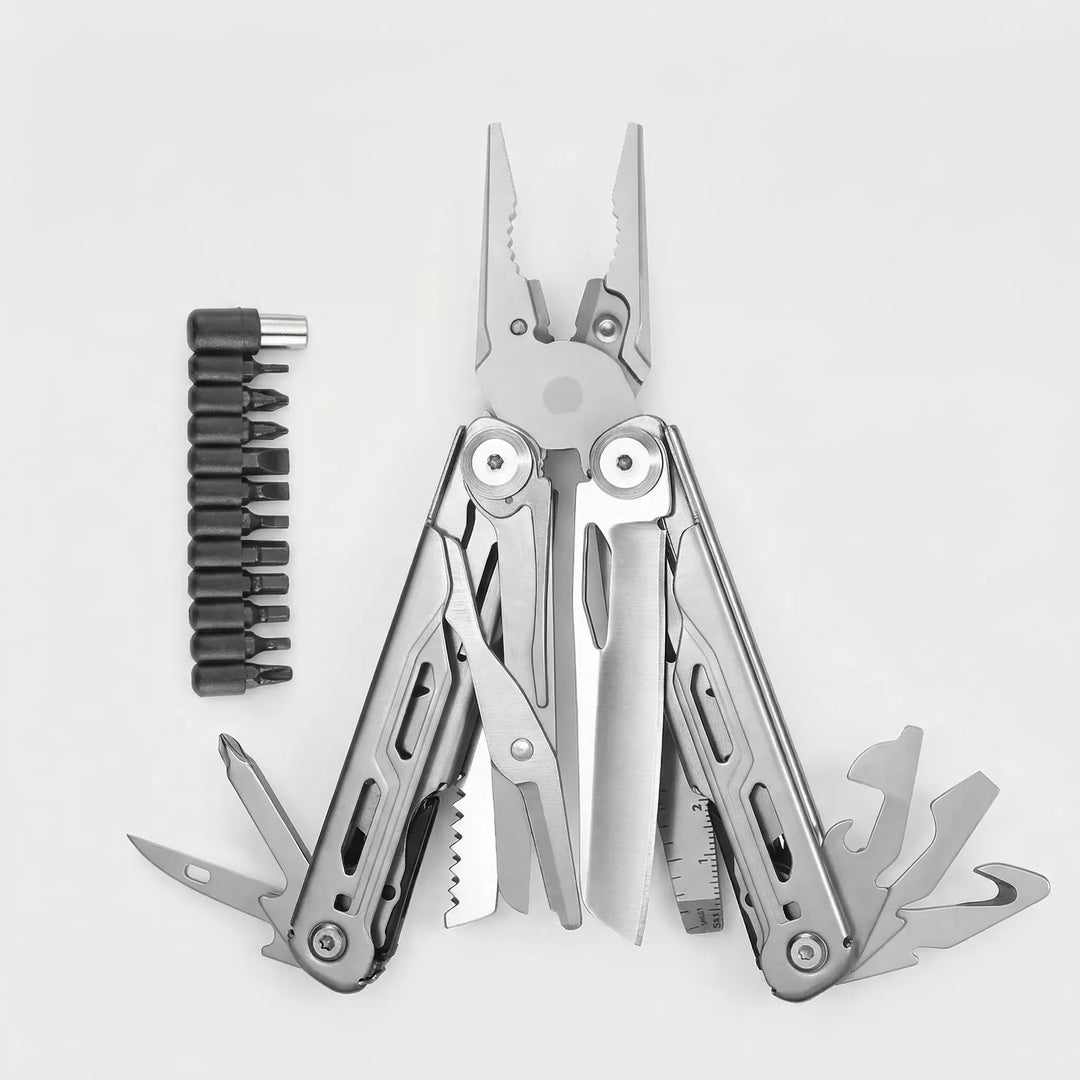 Handy pocket multi-tool with durable pliers, screwdriver set, & additional tools for daily utility & outdoor tasks.