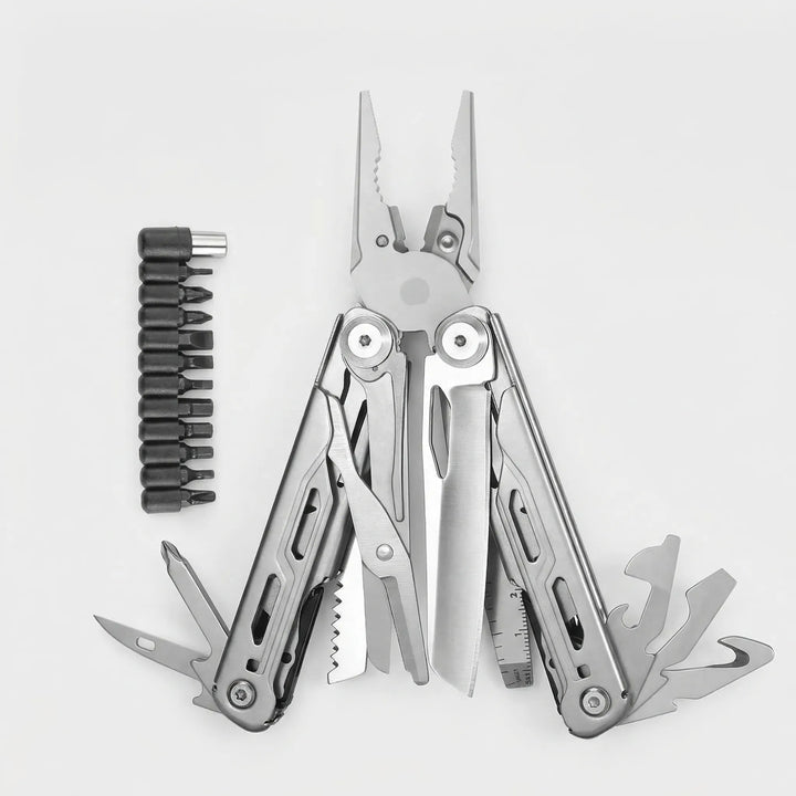 Handy pocket multi-tool with durable pliers, screwdriver set, & additional tools for daily utility & outdoor tasks.