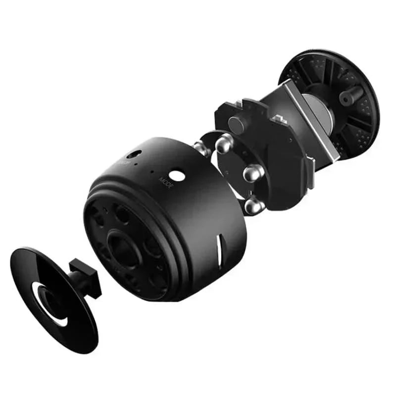 Powerful compact HD security camera with night vision and seamless remote app control.