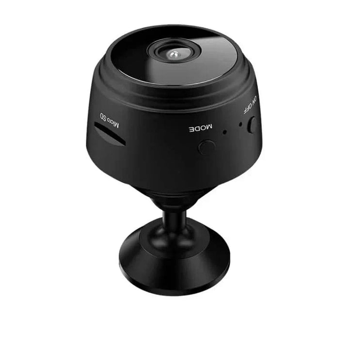 Essential home security gadget: compact HD camera, night vision, and easy app control.