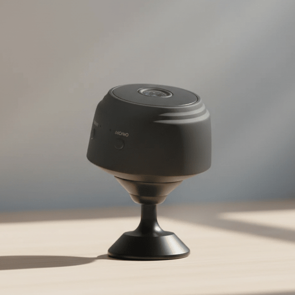 Keep your home safe with this compact HD security camera, night vision & remote app control.