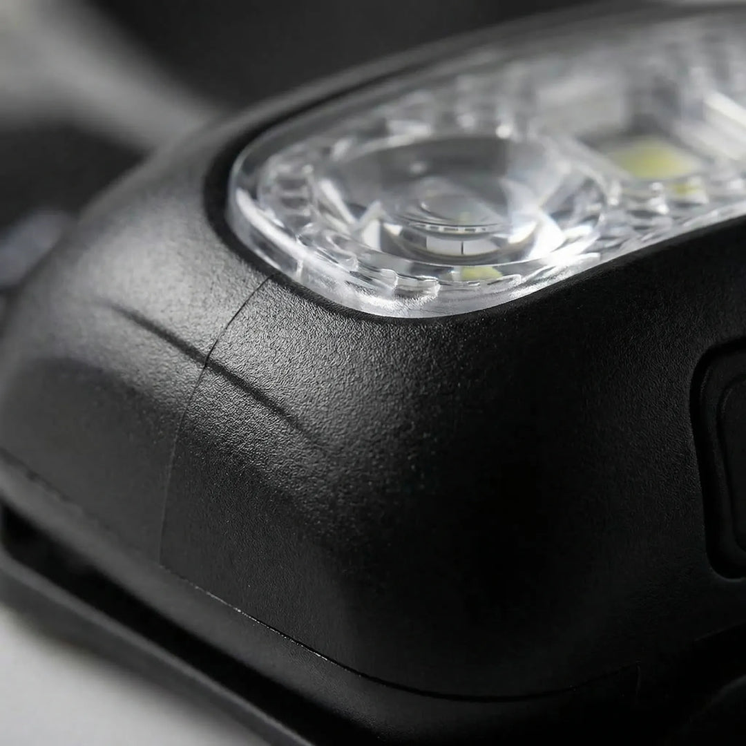 Unisex compact LED headlamp, perfect for hands-free illumination during fishing, jogging, or late-night walks.