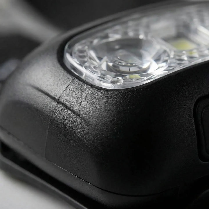 Unisex compact LED headlamp, perfect for hands-free illumination during fishing, jogging, or late-night walks.