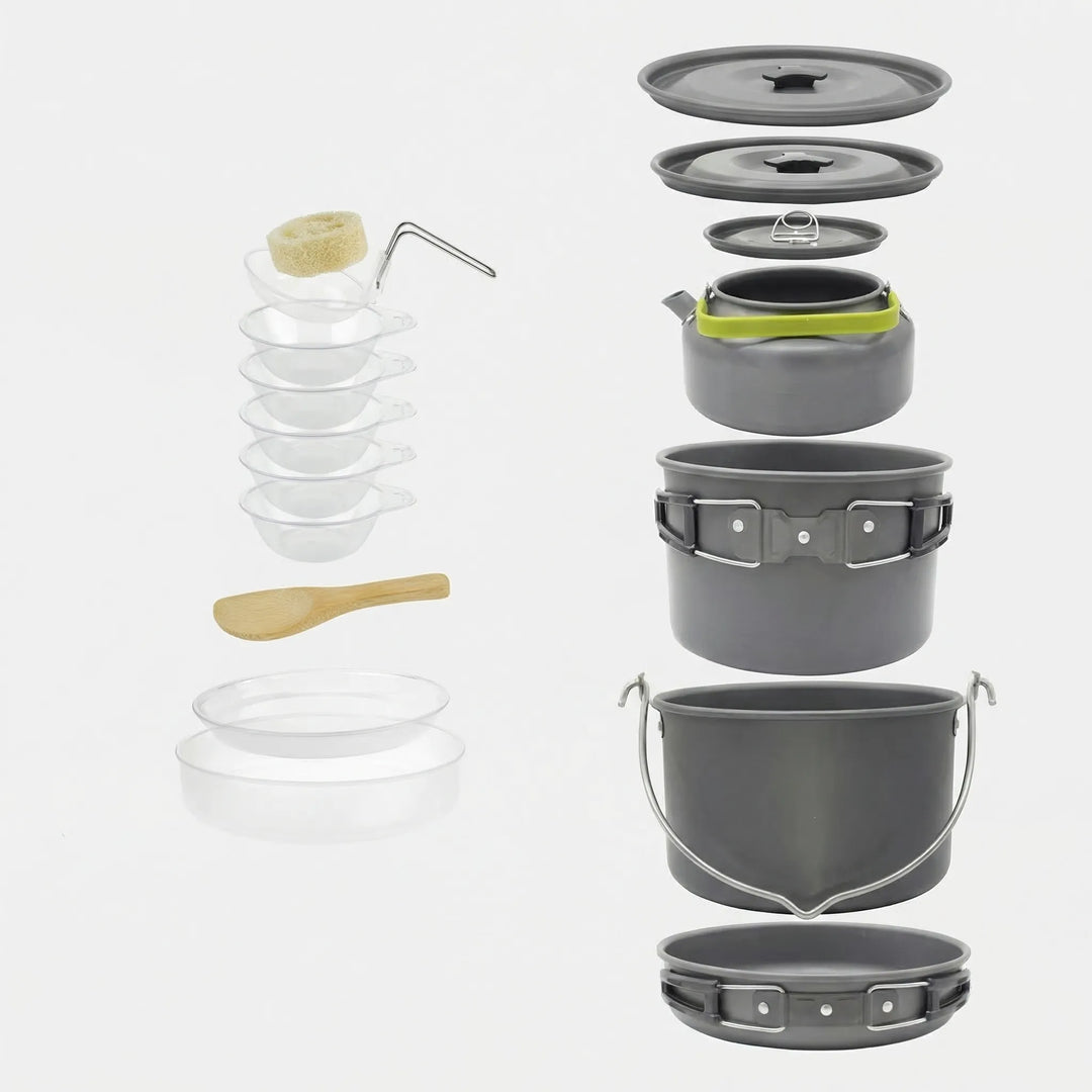 Essential camping cookware for hikers: durable, portable, and compact outdoor cooking kit