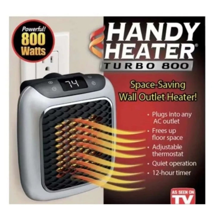 Modern grey portable electric heater, remote-controlled, designed for effective personal heating.