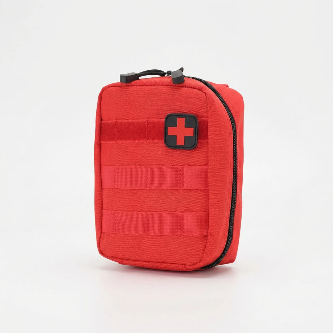 Unisex compact first-aid bag for hiking & outdoor gear, perfect for emergency kits & essential medical supplies.