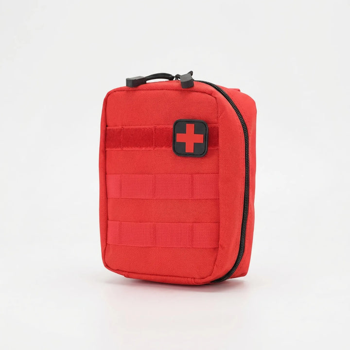 Unisex compact first-aid bag for hiking & outdoor gear, perfect for emergency kits & essential medical supplies.