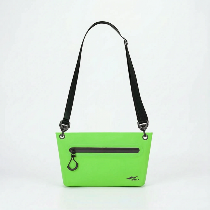 Versatile dry bag shoulder bag for essentials. Great for travel, hiking, camping, and watersports.