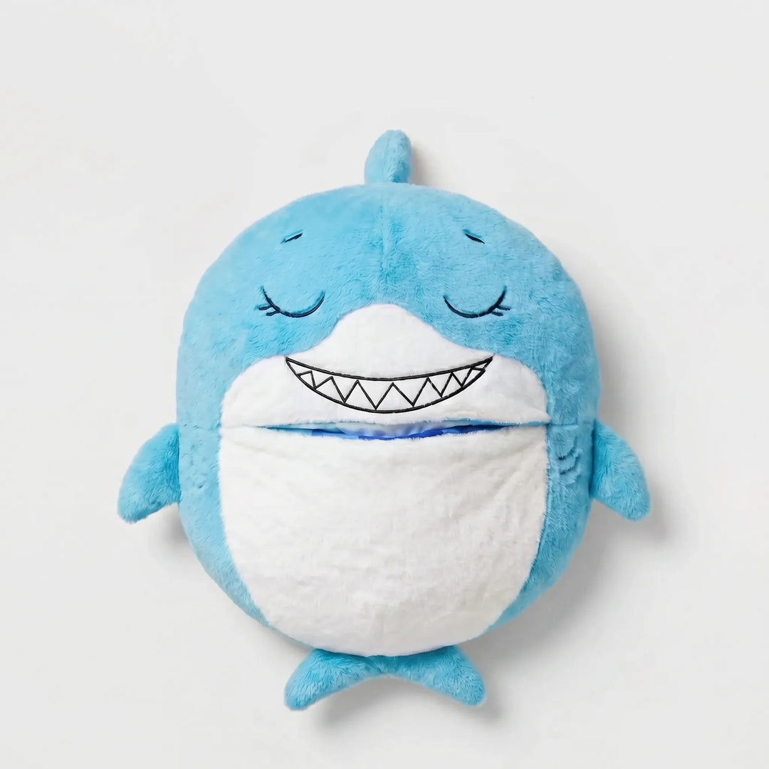 Ultra-soft animal plush kids sleeping bag & play pillow. Cozy children's bedding for ultimate comfort during naps.