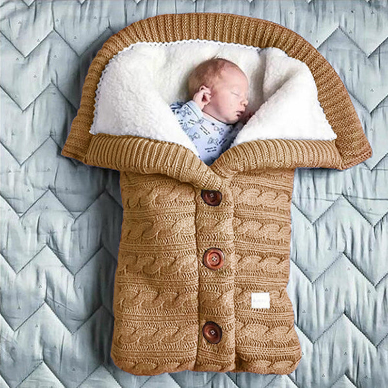 Baby sleep cocoon, ideal for newborns, cozy and breathable infant wrap
