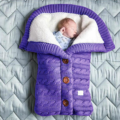 Baby travel sleeping bag, swaddle cocoon for on-the-go infant rest