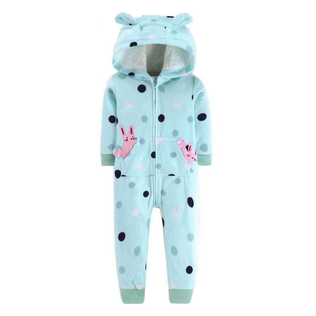 Comfortable baby romper, dragon stripes hooded jumpsuit for everyday infant wear