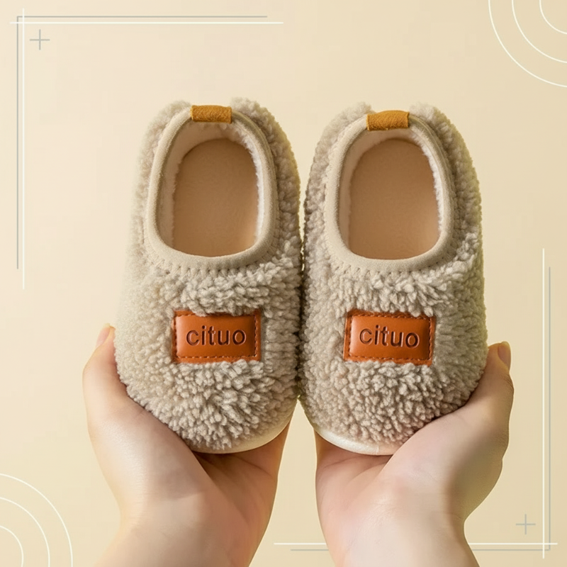 Baby booties: warm, anti-slip winter slippers for ultimate softness and grip.