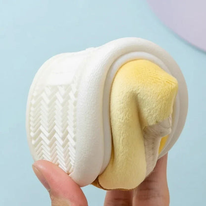 Children's anti-slip winter slippers, ensuring safety and warmth for little feet.