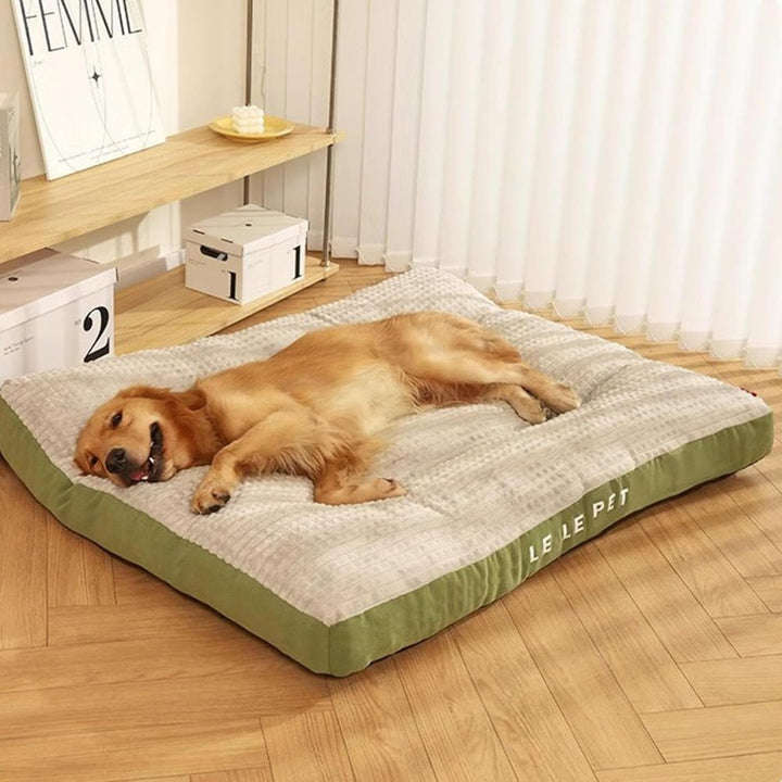 Warm fleece dog bed provides superior comfort & insulation for dogs & cats. Ideal for chilly nights.
