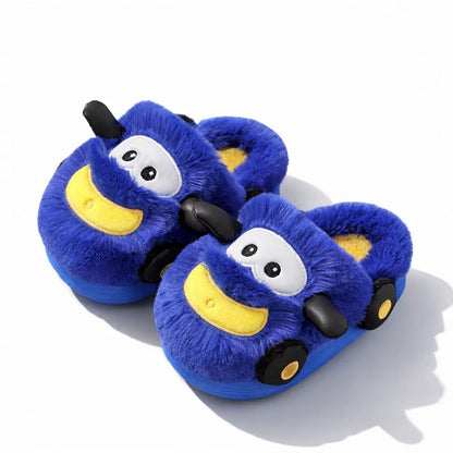 Soft, warm, and anti-slip winter slippers for kids, perfect cozy indoor footwear for toddlers.
